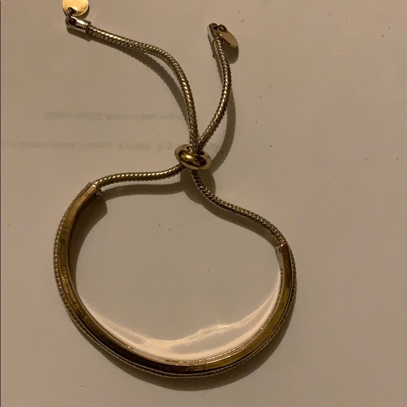 Neiman Marcus gold/silver chain slider bracelet - Picture 2 of 3